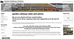 Desktop Screenshot of gardenrailwaycentres.info