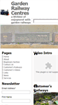 Mobile Screenshot of gardenrailwaycentres.info